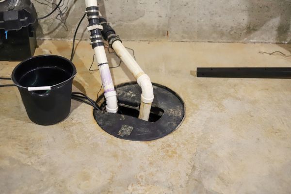 Interior Basement Drainage in Bethlehem